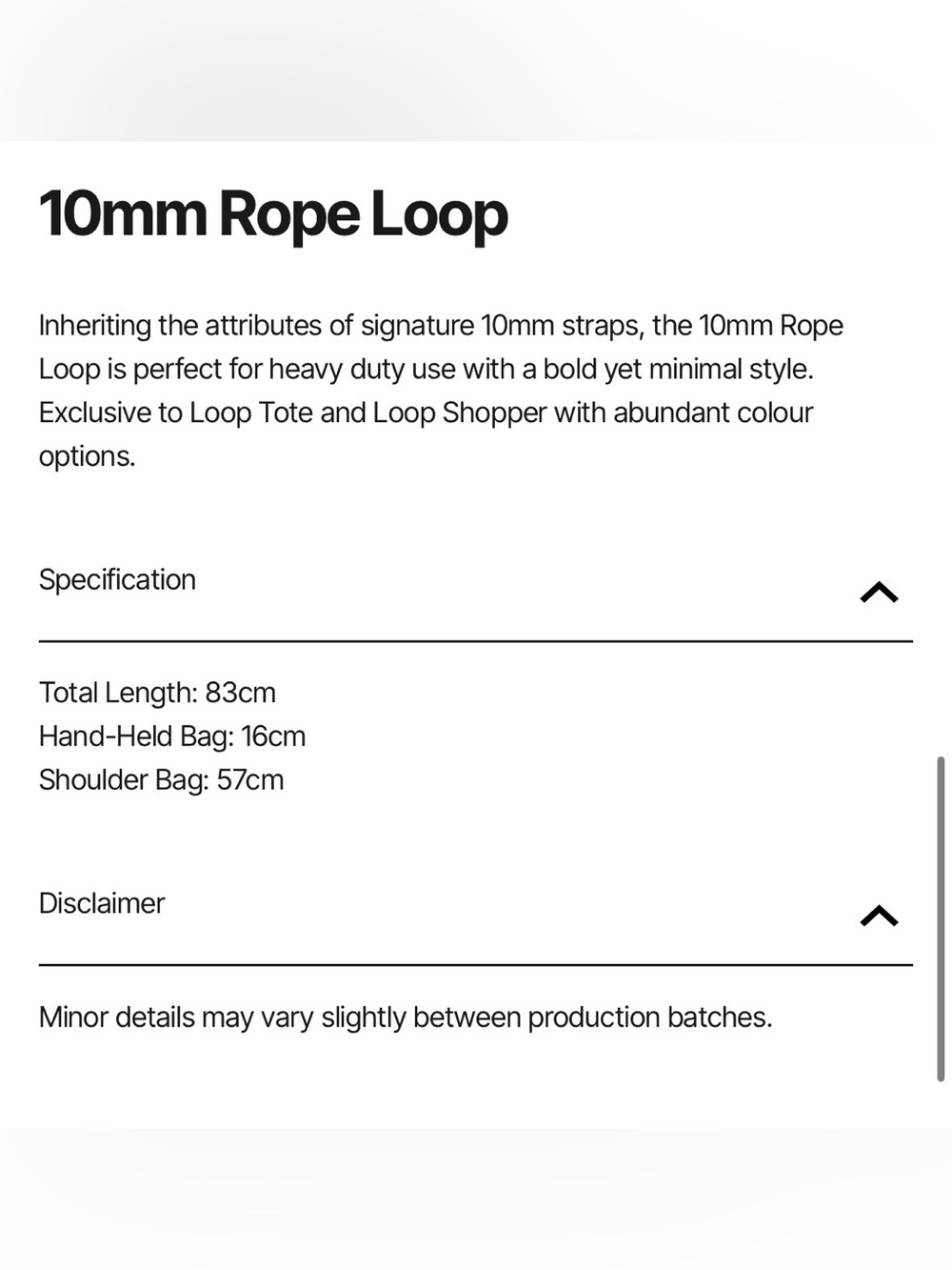 10mm Rope Loop - Ink Blue Helix - Picture 2 of 6